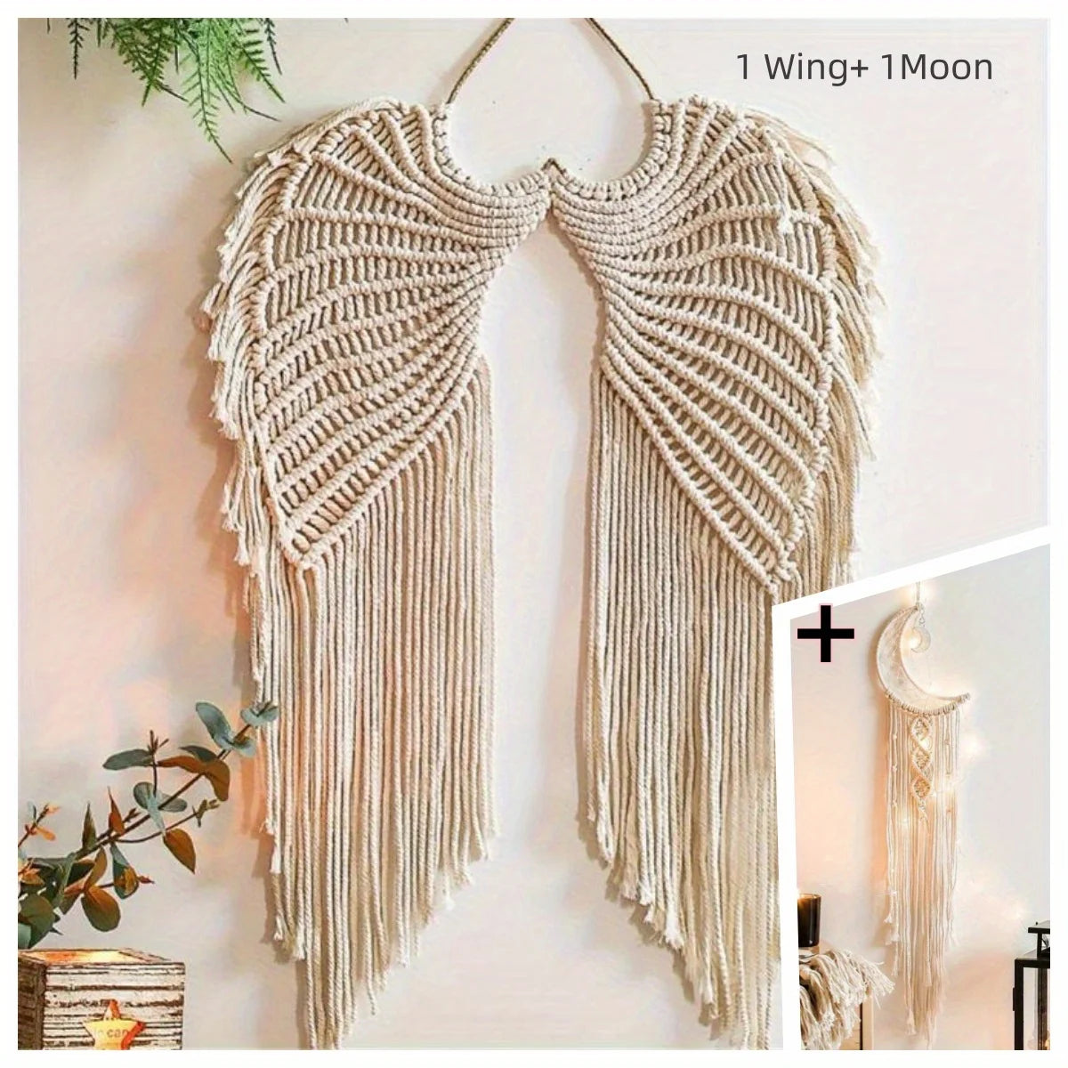Aile d'ange macramé