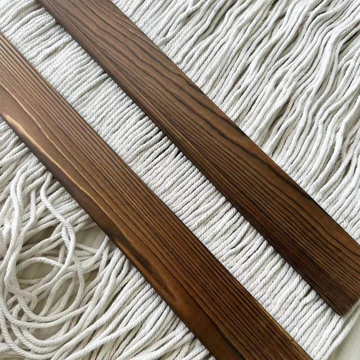 Œuvre d'art murale en macramé, tenture décorative artisanale