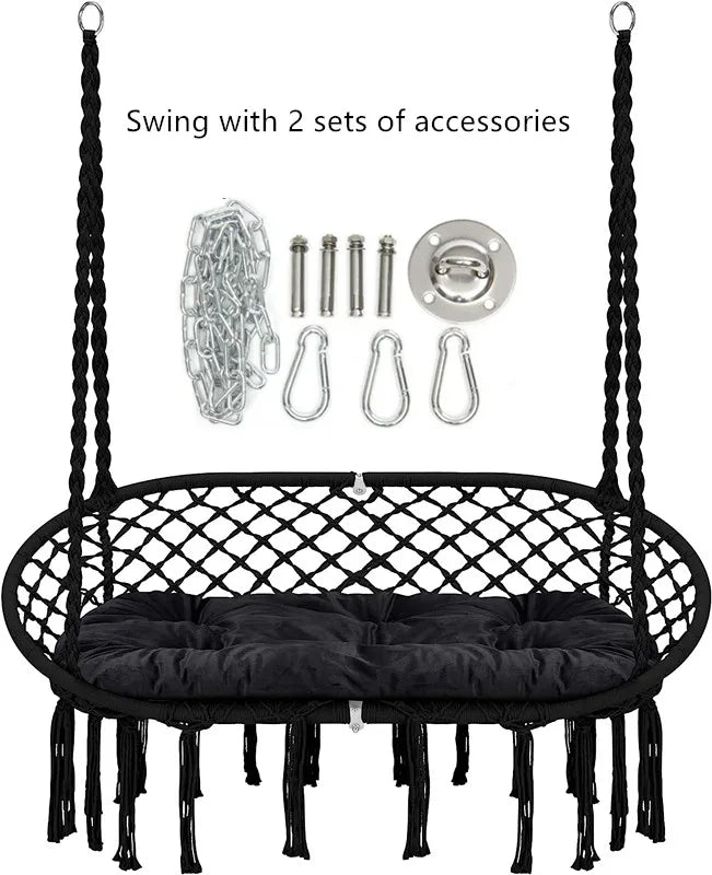 Balançoire macramé - Macramé Atelier