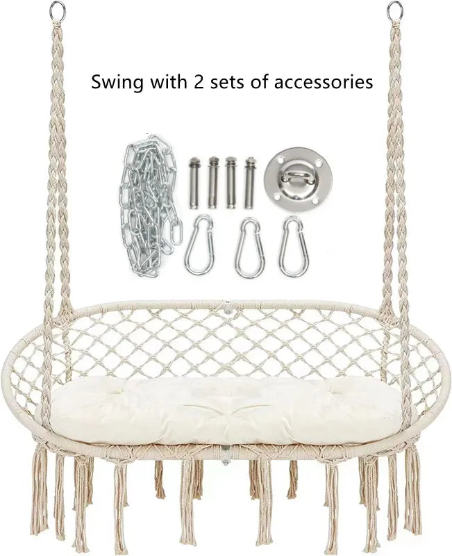 Balançoire macramé - Macramé Atelier