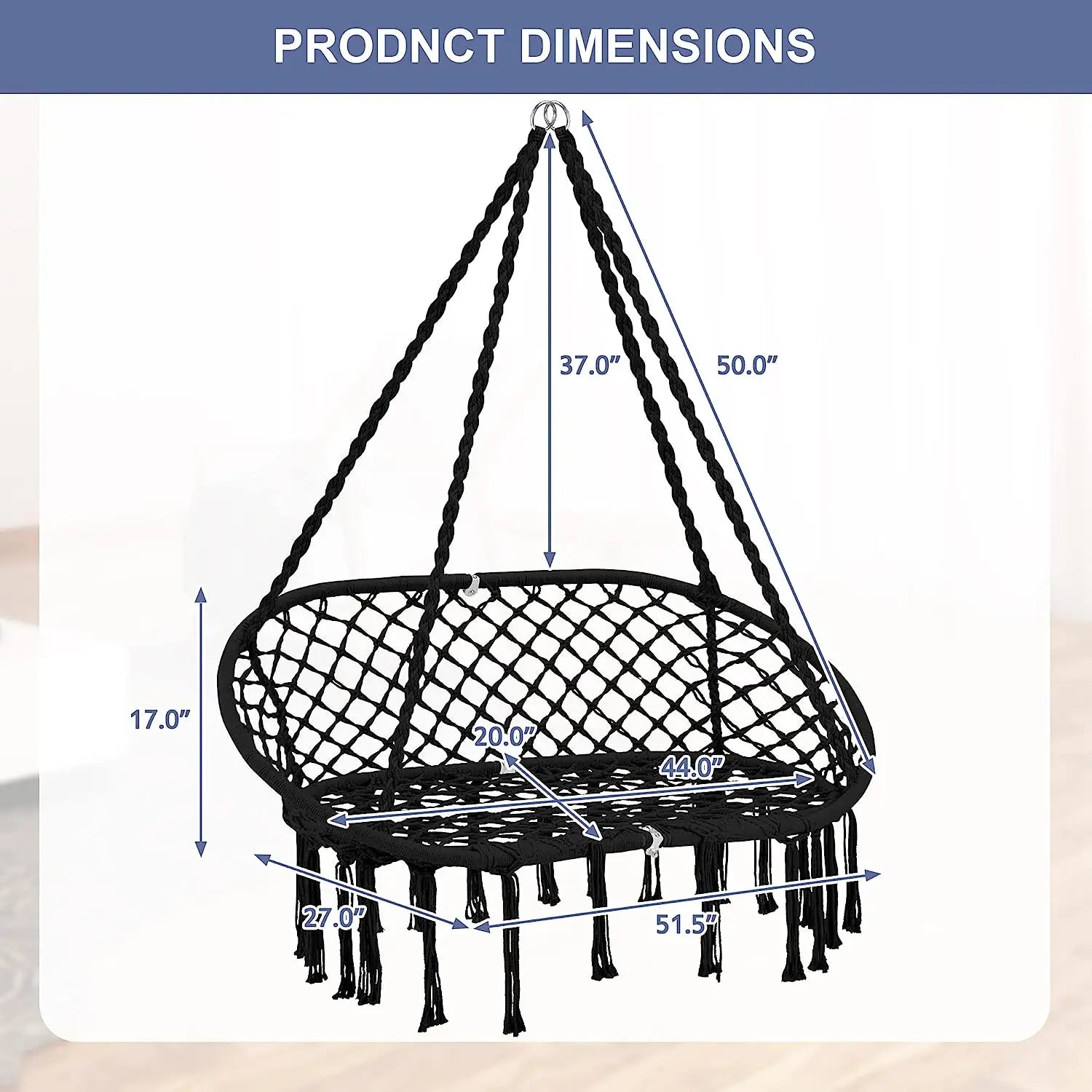Balançoire macramé - Macramé Atelier