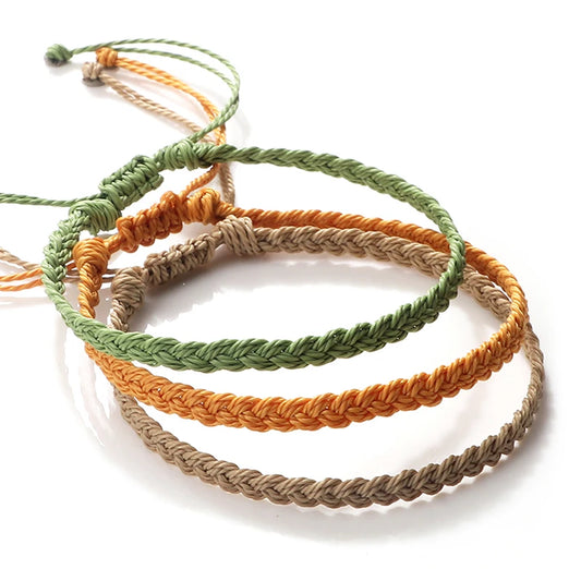 Bracelet d'amitié macramé tressé