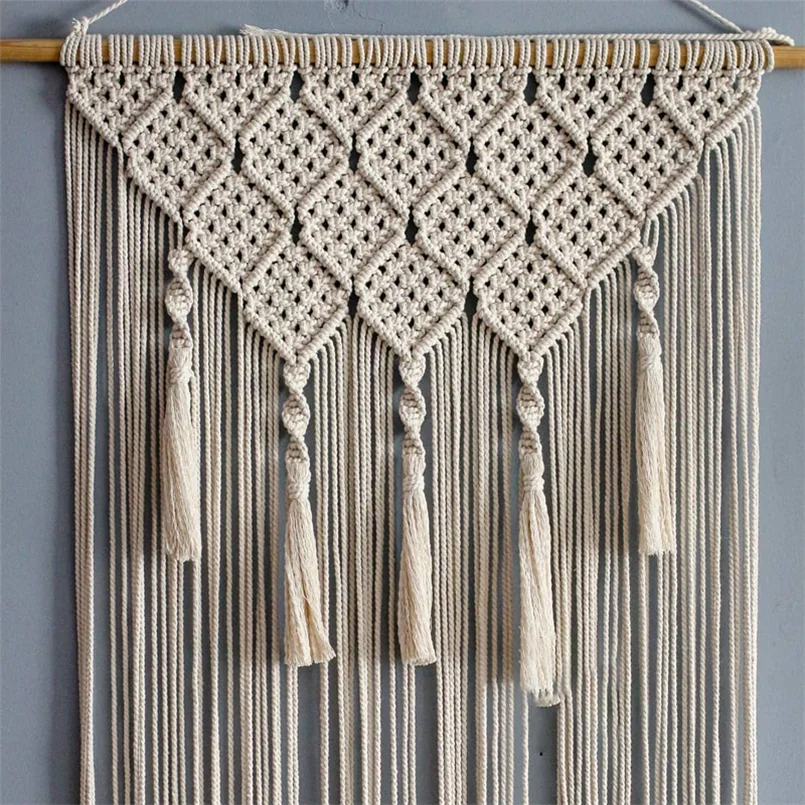 Rideau Macrame-Vue Detail