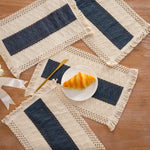 Set de table rectangulaire macramé - Vignette | Macramé Atelier | Décoration et Accessoires Macramé Artisanaux