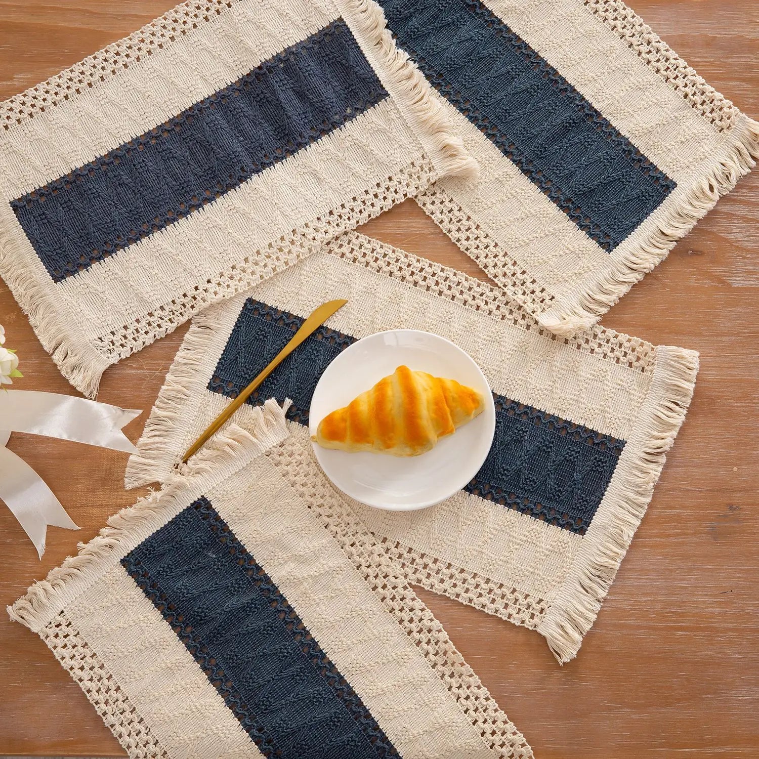 Set de table rectangulaire macramé - Macramé Atelier

