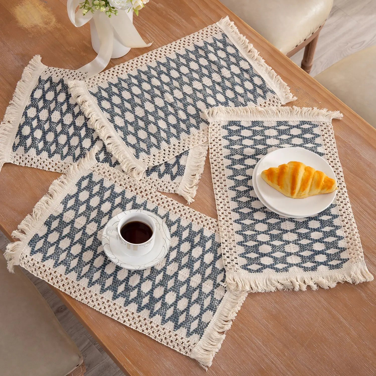 Set de table rectangulaire macramé - Macramé Atelier
