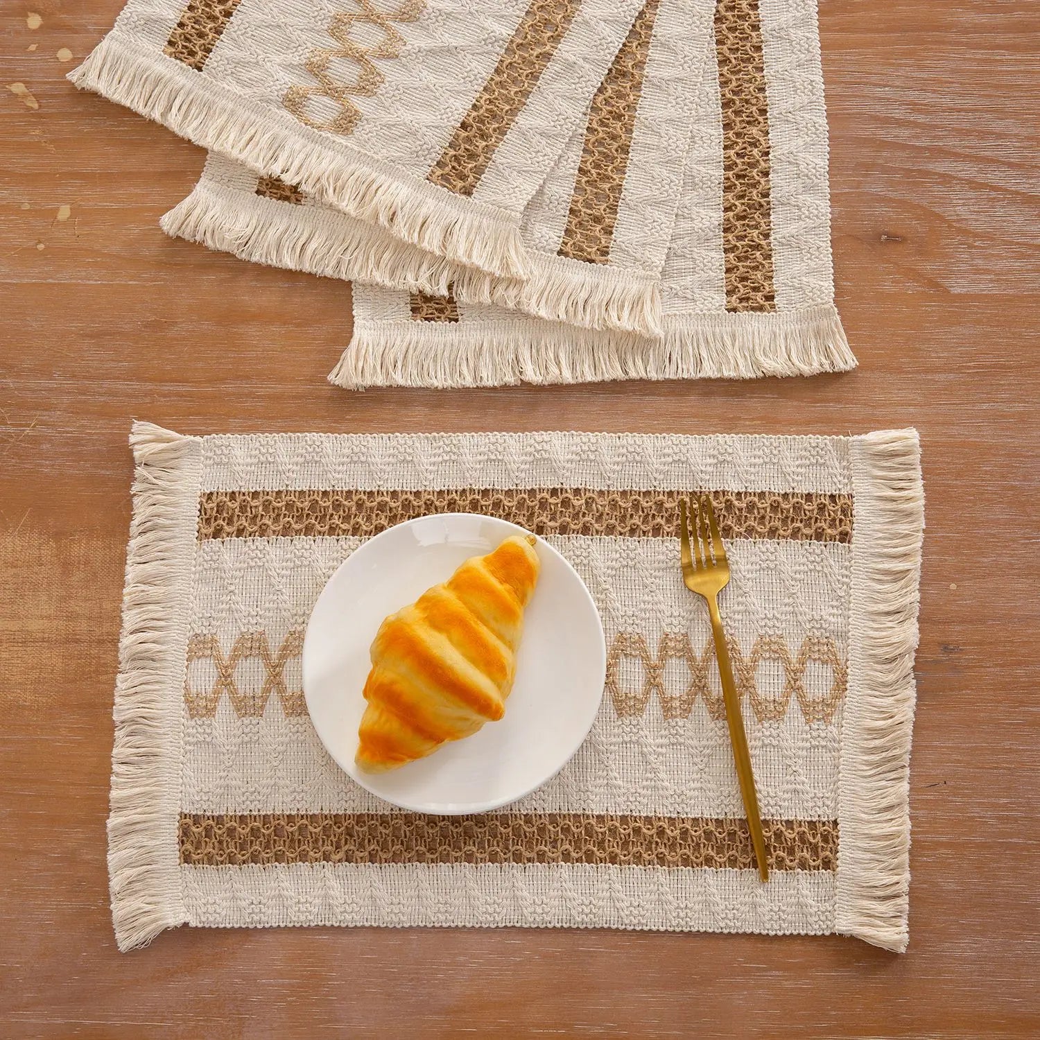 Set de table rectangulaire macramé - Macramé Atelier
