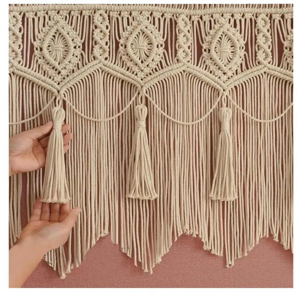 Tête de lit Macramé style bohème