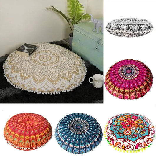 Taie d'oreiller à motif rond macramé - Macramé Atelier
