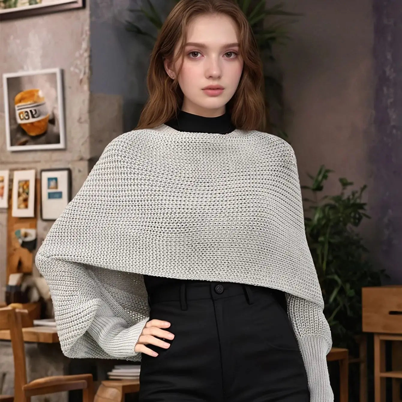 Écharpe châle macramé - Macramé Atelier

