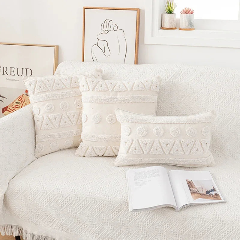 coussin à gland macramé - Macramé Atelie